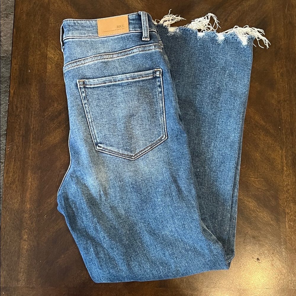 BKE Blue Straight Leg Jeans